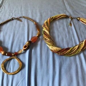 TWO Coldwater Creek Necklaces LOVELY!
Lot of two (2) CC necklaces! 🥹✨💛